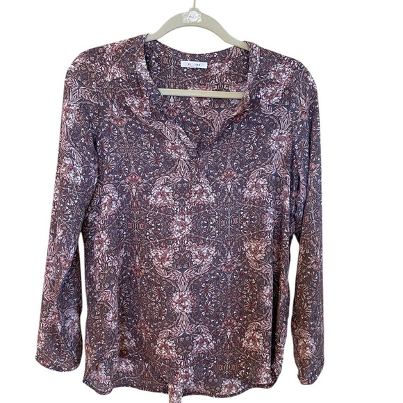 Pleione Tops - Floral Print Women's Top